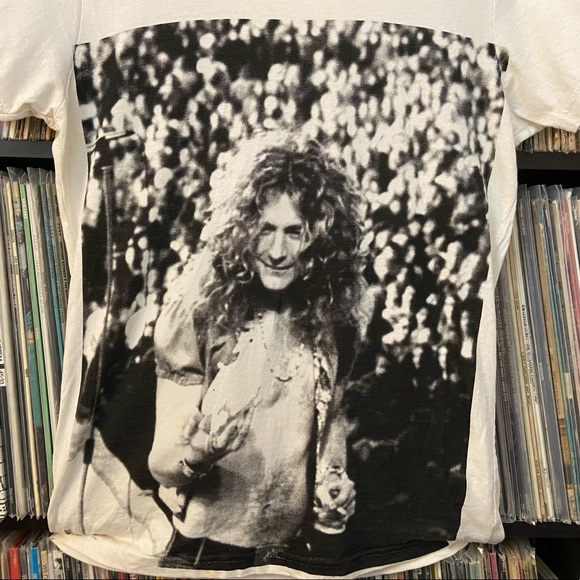 🤘🇬🇧🎤 Robert Plant / Led Zeppelin Graphic Tee // Women’s Cirkel Cut 🎤🇬🇧🤘 - Picture 2 of 10
